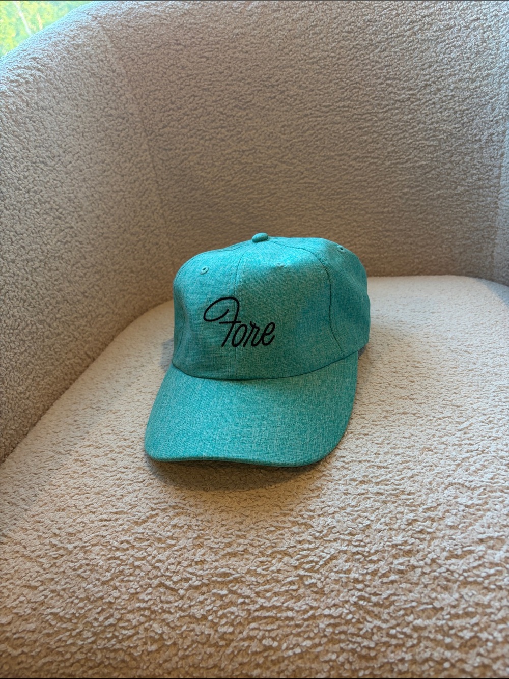 Fore Teal Baseball Cap